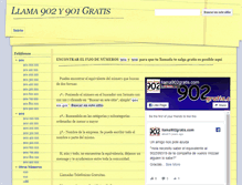 Tablet Screenshot of llama902gratis.com